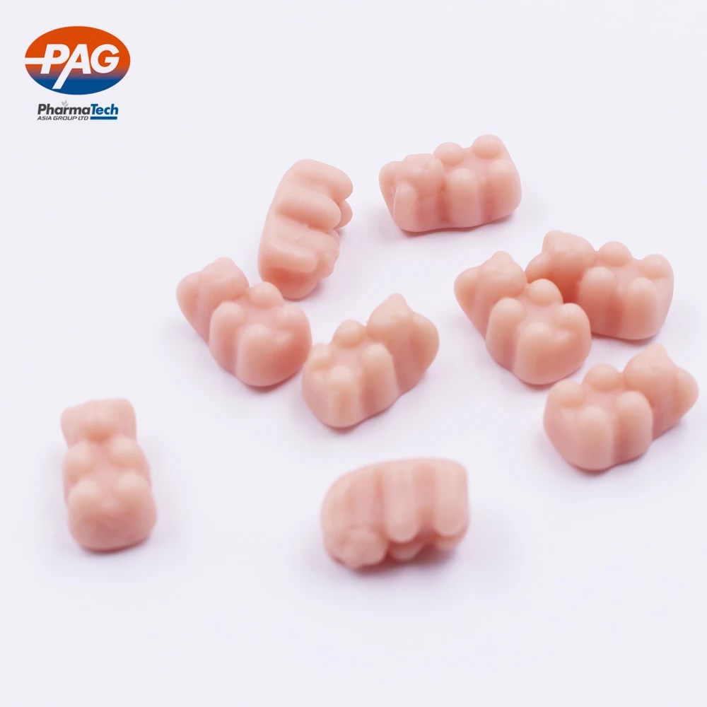 Custom Shape Halal Biotin витамины для волос Gummies мишки конфеты оптом