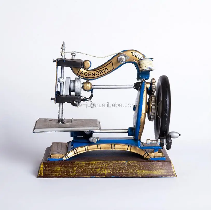 Hot Sale Home Decoration Lovely Cute Sewing Machine Creative Metal Decorate