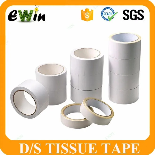 Hot selling high quality  strong adhesive white popular Double Sided Tissue Tape with tissue material for Photo Album