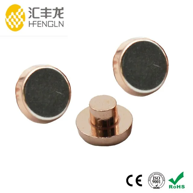 Wall switch accessories Flat AgNi/AgCdO/AgSnO2 fixed Bimetal silver contact point