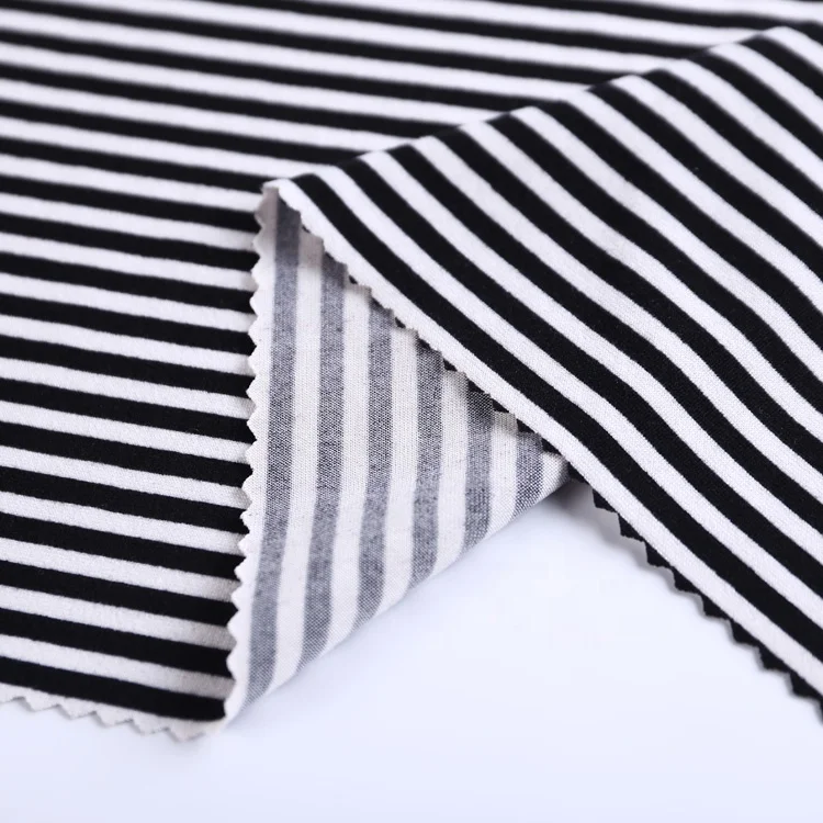 
Combined order Single jersey DTY brush print striped stocklot knitted polyester microfiber tricot brush fabric 