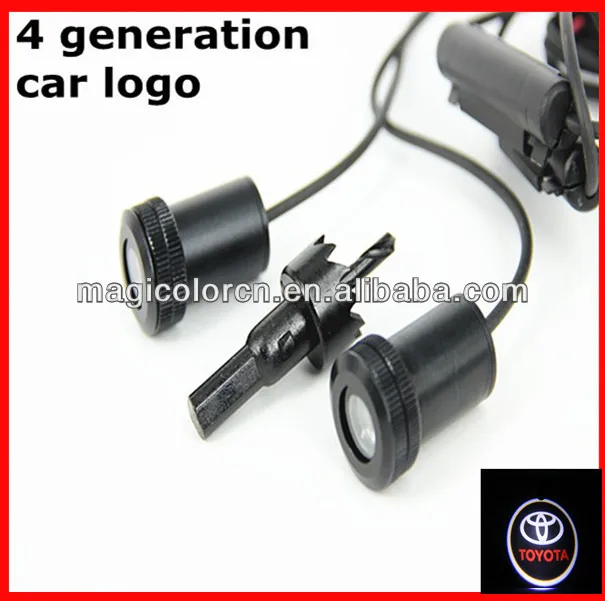 High power led door light courtesy of car logo