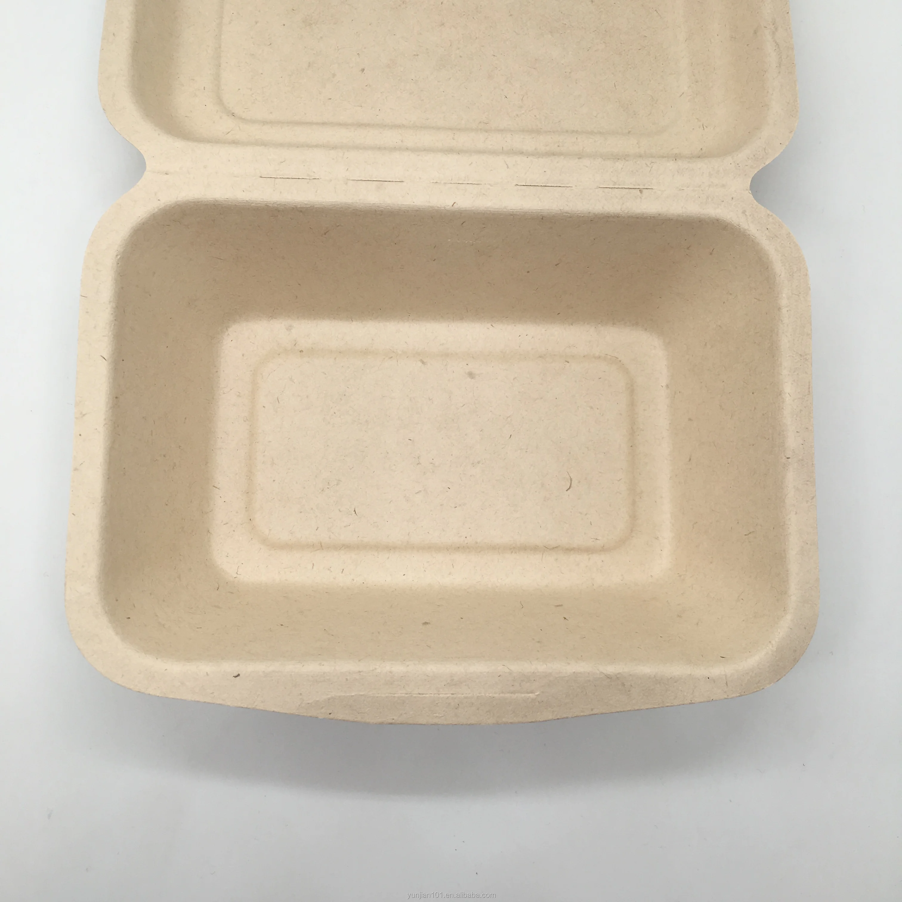 Eco-Friendly Biodegradable Compostable Clamshell Disposable Wheat Straw Lunch Box