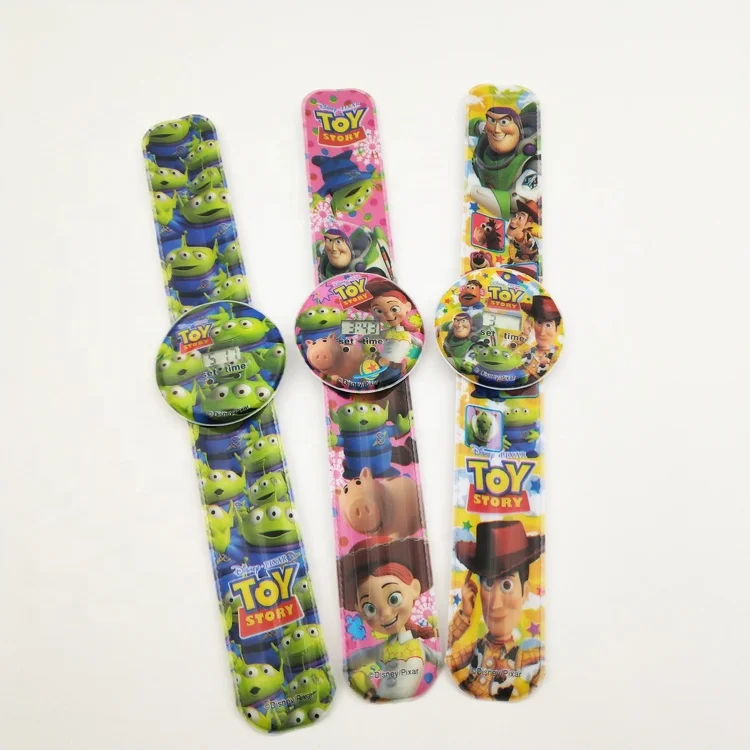 
2019 New Trend Digital Wrist Children Sport Watch,Promotion Cartoon Slap Kids Watch,Mult Color Heat Seal Wrist Watch 