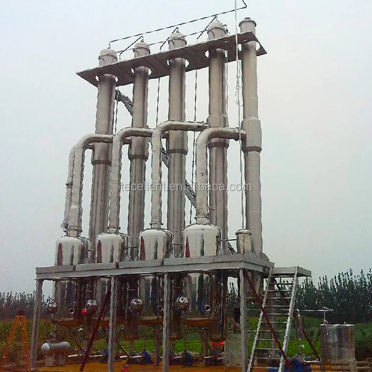 
Coffee Liquor Concentration Four-Effect Vacuum Thin Film Evaporator 