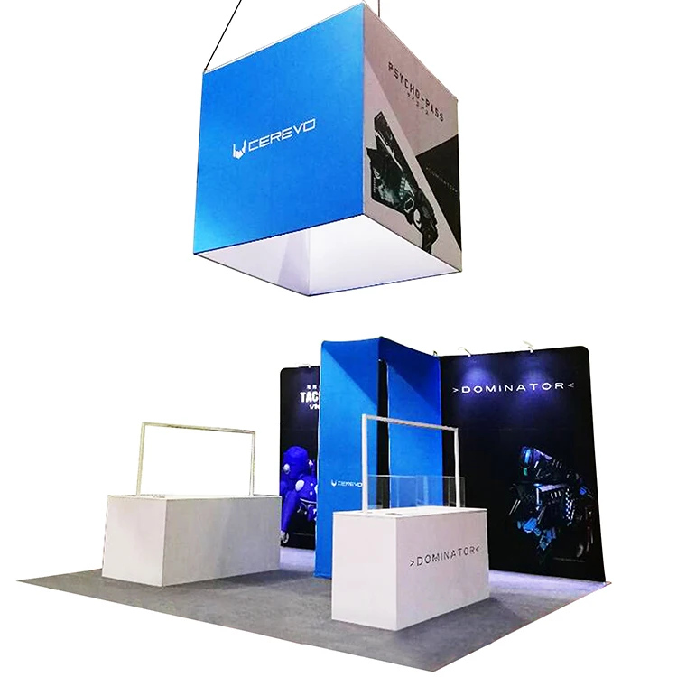 
 Портативный 10ft выставочный проекторный рекламы 3x3 портативный рекламный стенд  