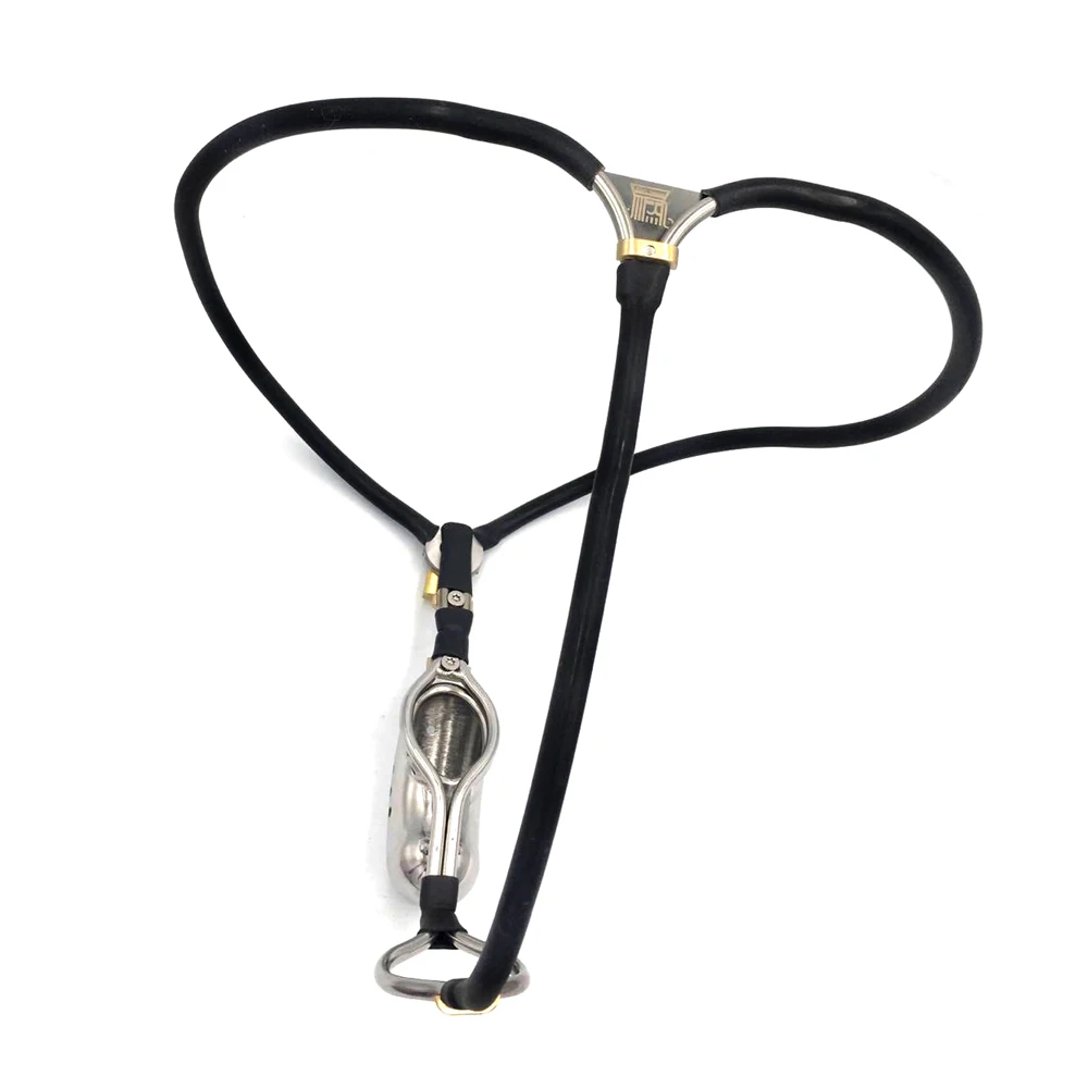 Black emperor new male invisible Stainless steel chastity belt penis lock light and comfortable preferential adult toys