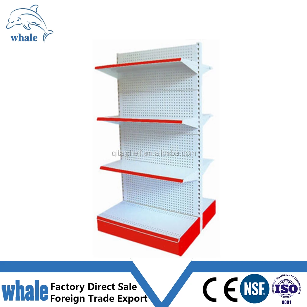Hot sale supermarket equipment steel gondola shelving