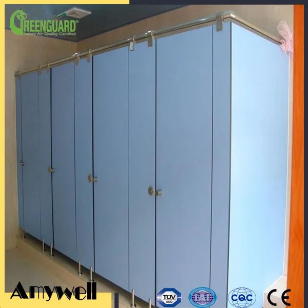 Amywell Waterproof Customized Size Hpl Panel Toilet Cubicles Partition