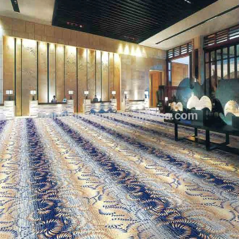 
Fireproof Axminster Wall to Wall Banquet Hall Carpets with Jute Backing D27-5 Exhibition Carpet Factory Price ShangHai HangJu 