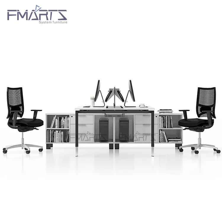Skillful Manufacture 4 Person Workstation Reclining 4 Seat Cubicle Office Workstation Desk