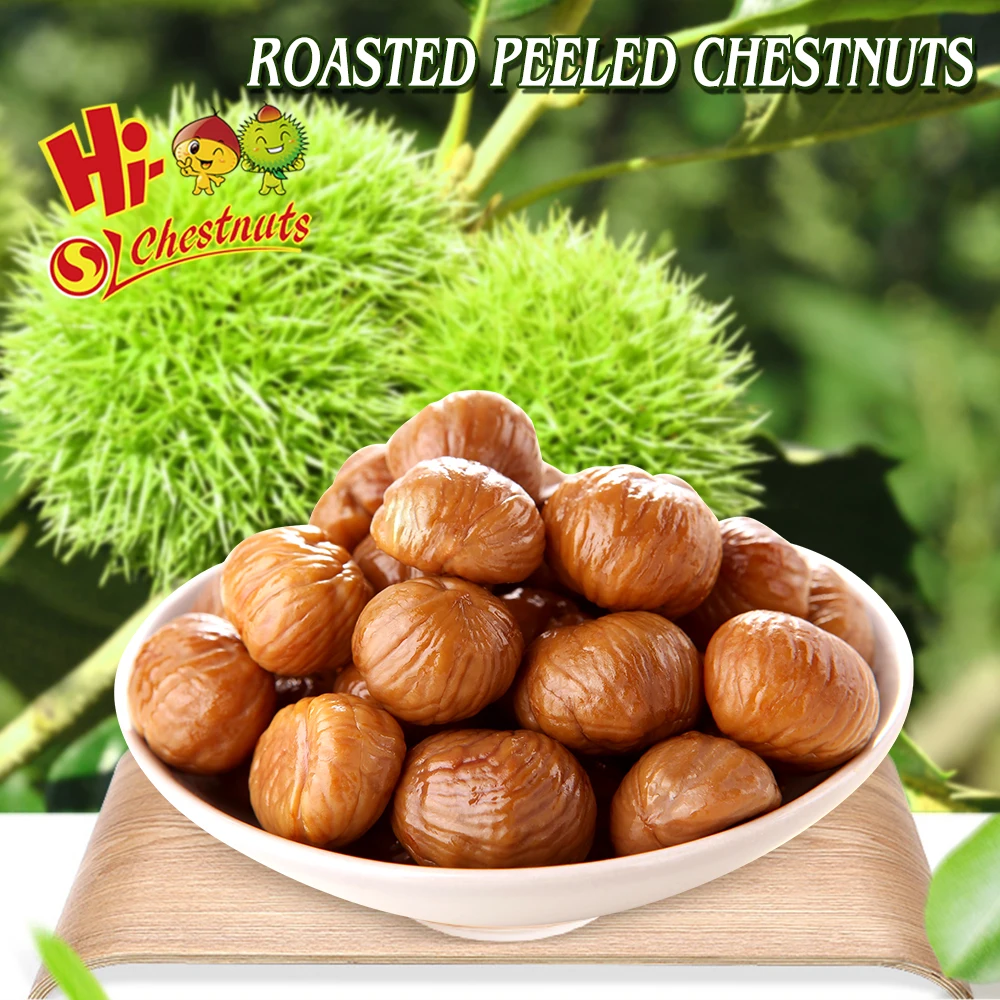 OEM ready to eat snacks 100g peeled chestnut