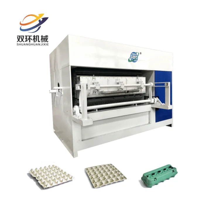 Egg tray and egg box mini making machine for small business with competitive price