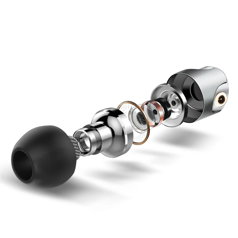 QKZ DM4 one driver HiFi Promotion Wired in ear Earphones With Mic