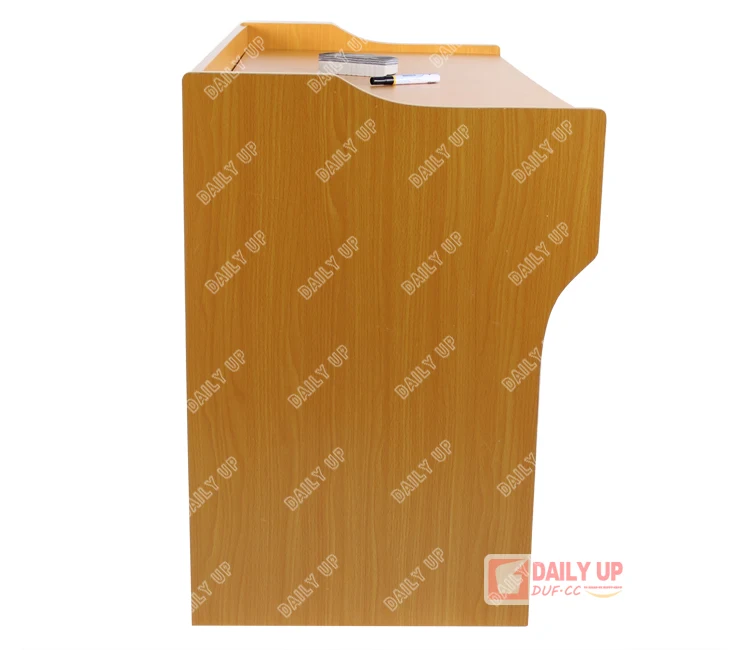 Wooden Teacher Platform Table With Large Drawer Classroom Teacher Desk Speech Table Lectern Dais For Primary School College