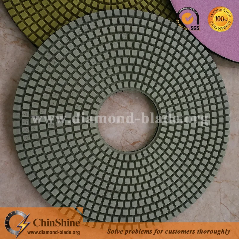 Manufacturer made big size 400mm diamond polishing pad for floor polishing machine