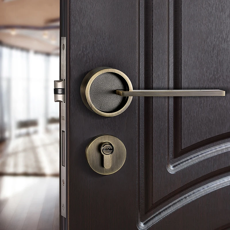 
Bedroom door lock indoor Nordic mute door lock modern minimalist CL-0400 