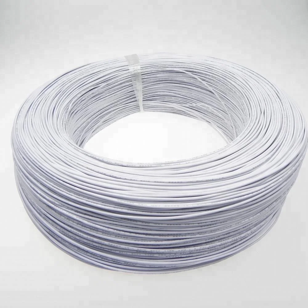 Белый цвет UL1007 стиль кабель 22 AWG электродвигатель обмотки Электрический провод низкие