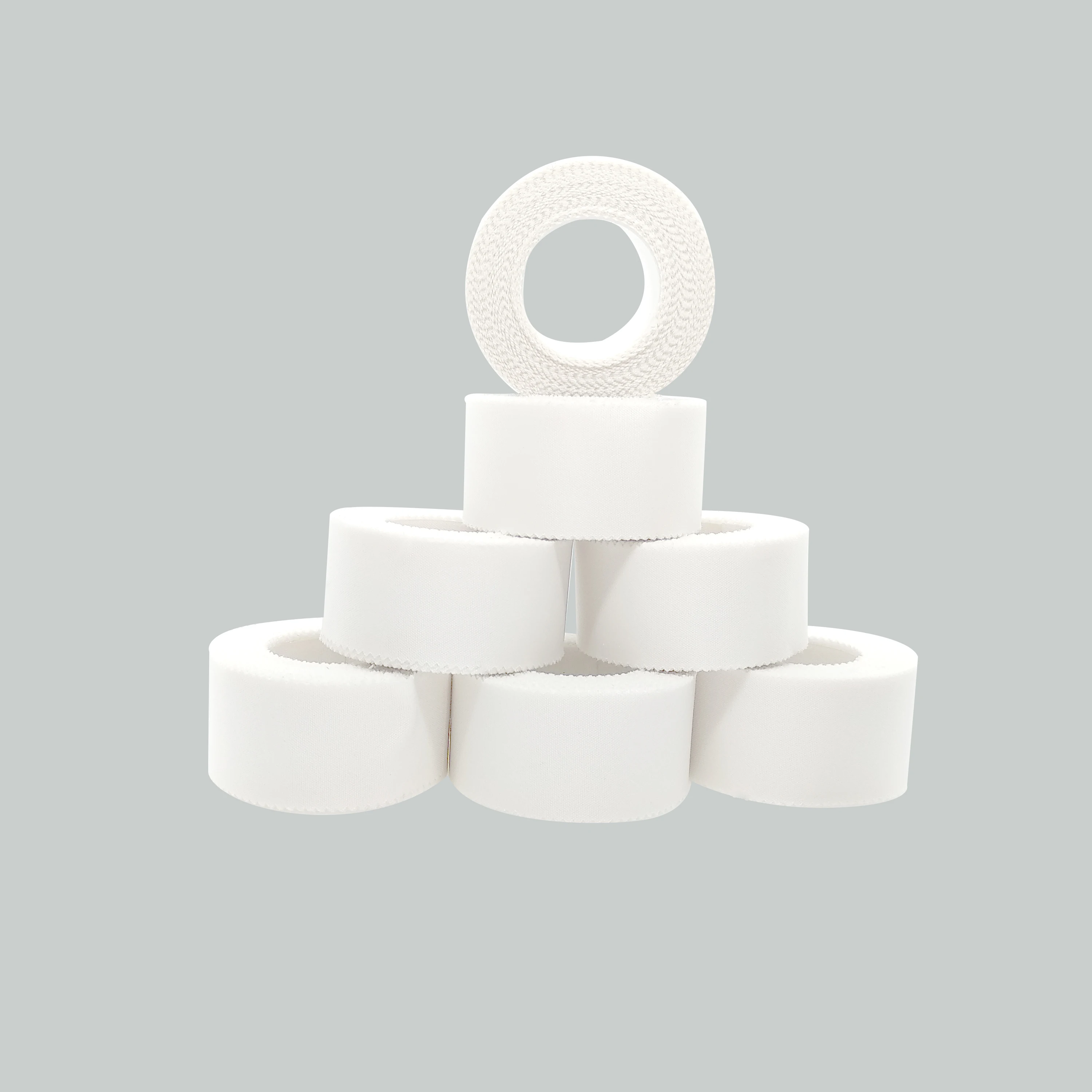 OEM Manufacturer hypoallergenic jagged durable  2.5cmX5m adhesive medical surgical cloth silk micropore tape