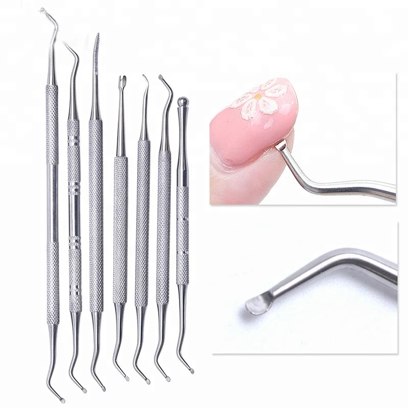 Stainless Steel Nail Care Tool Ingrown Toenail Lifter, Pedicure Manicure Nail Rasp