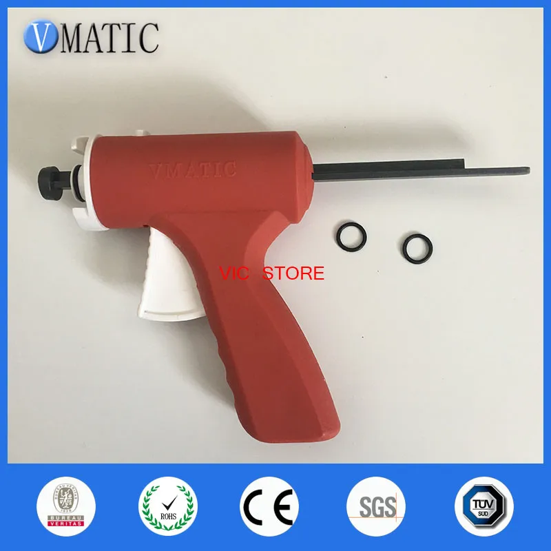 Free Shipping 30 / 55 cc Manually Single Liquid Dispensing Glue Gun With Syringe & Needle