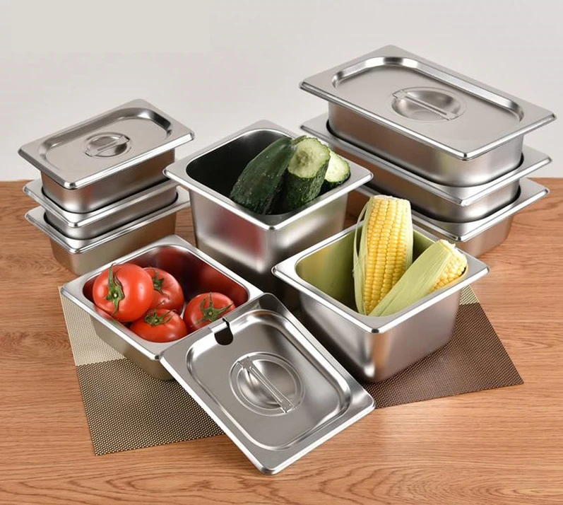 NSF stainless steel food grade cooking pan gn pan