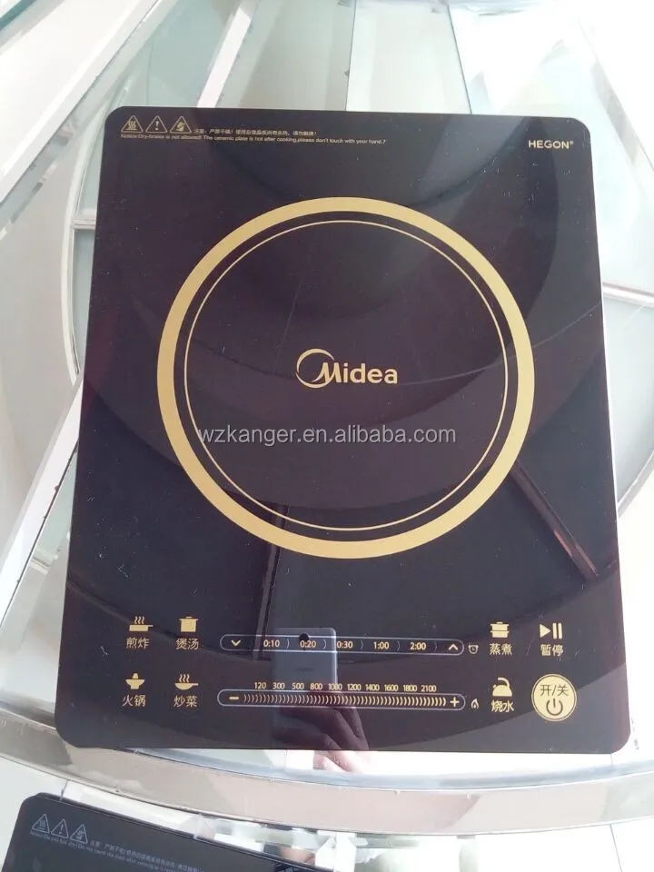 
KANGER polished black ceramic glass for one burner induction cooker 