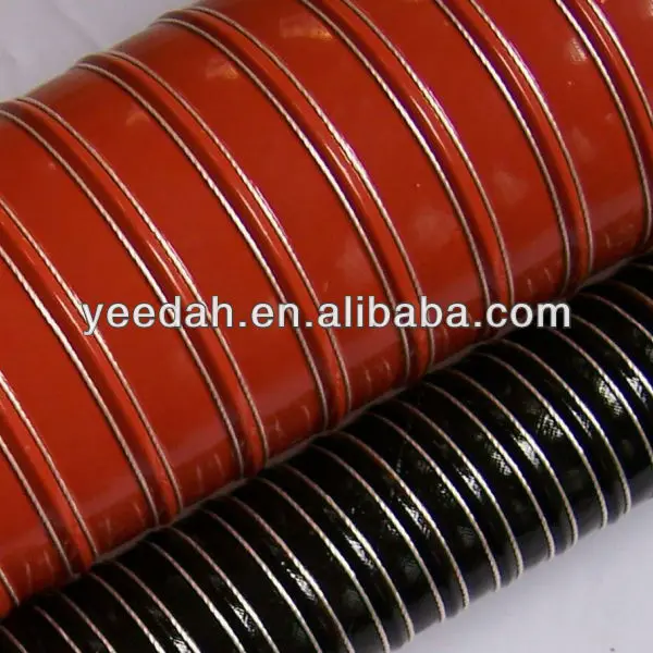Silicone rubber coated fiberglass tube/pipe/hose pipe