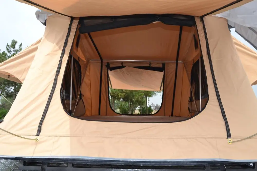 Off Road Folding Caravan Camper Trailers With Roof Tent