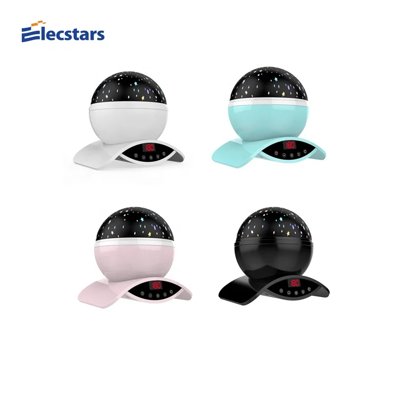 Bedroom Lamp Led Lighting Rotating Remote Control night Christmas Star light Rechargeable Lamp Cute Warning Light