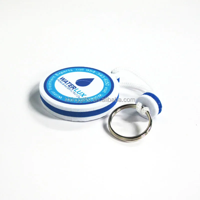 Sports meet gifts cheap custom fashion floating eva foam keychain promotional