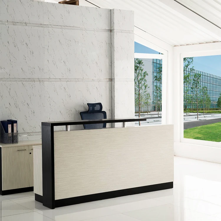 Cheap Office Furniture Counter Table Design, Small Salon Front Reception Desk Design