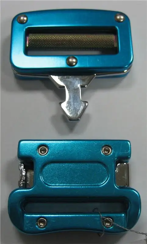 Steel 4mm Thick bag pin forged metal belt buckle