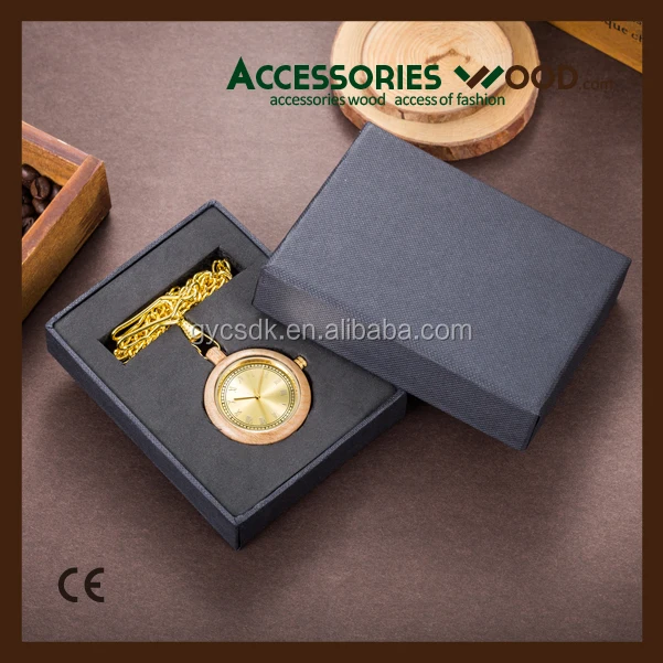 
Wooden pocket watch japan movt quartz pocket watch custom in 2017 