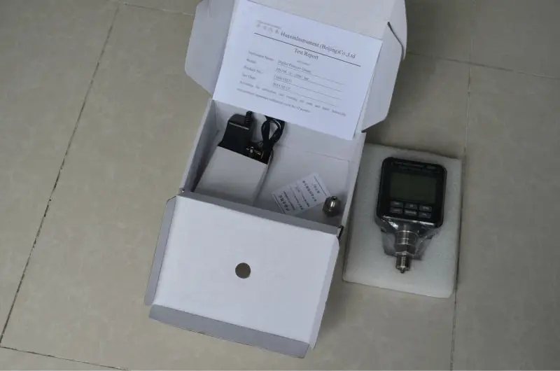 HS602 Intelligent Wireless Digital Pressure Calibrator Gauge With ABS Plastic Cover and Stainless Steel Bottomessure