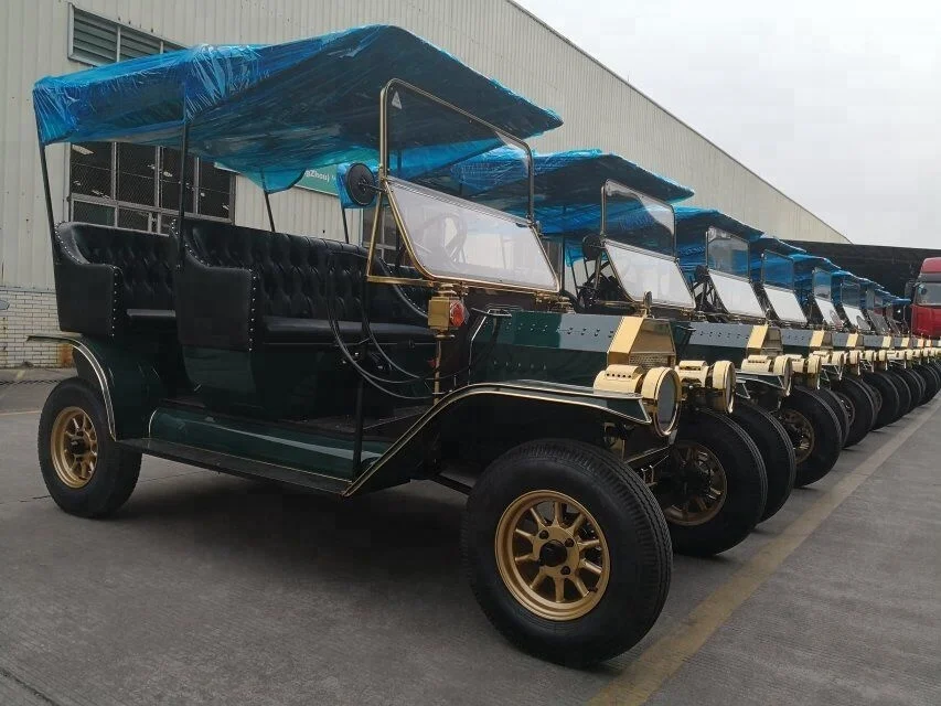 High quality AC motor vintage sightseeing bus tourist car