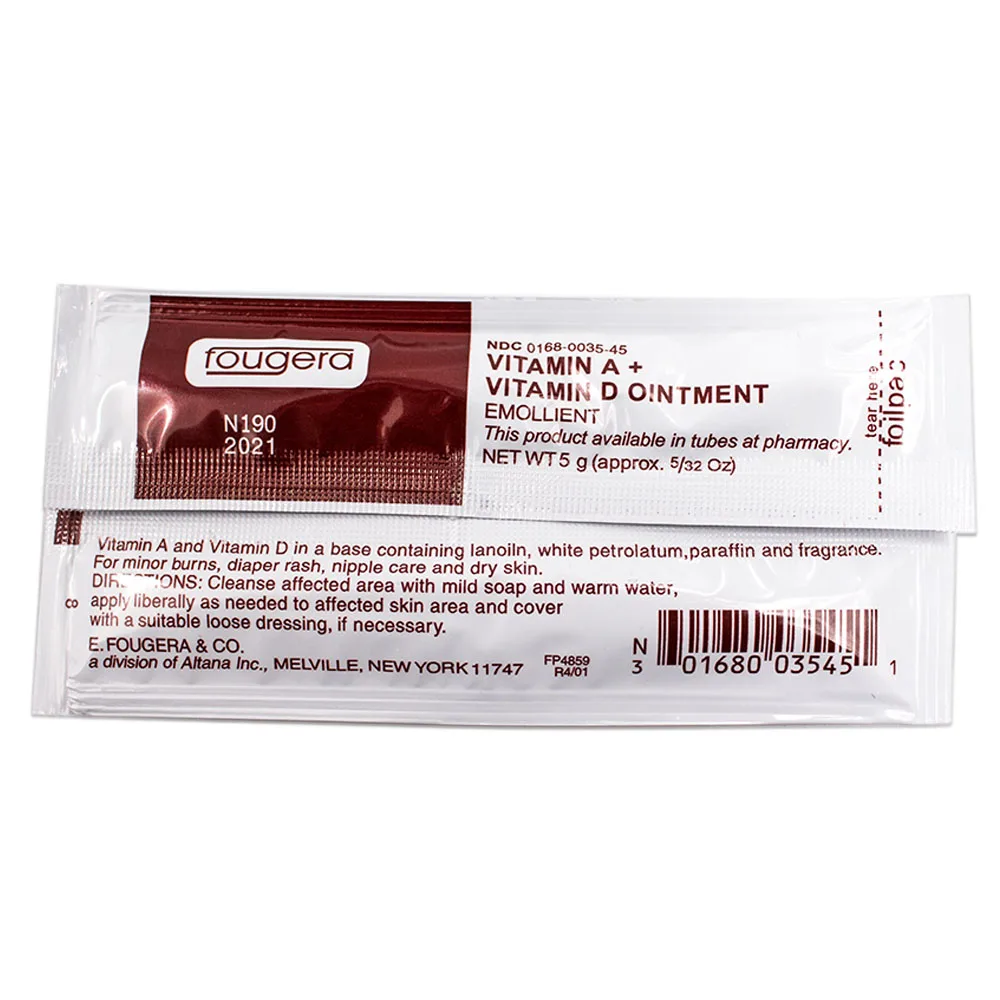 100PCS Tattoo Aftercare Cream Vitamin A+D Anti Scar Vitamin A D Ointment For Permanent Makeup Tattoo Supplies
