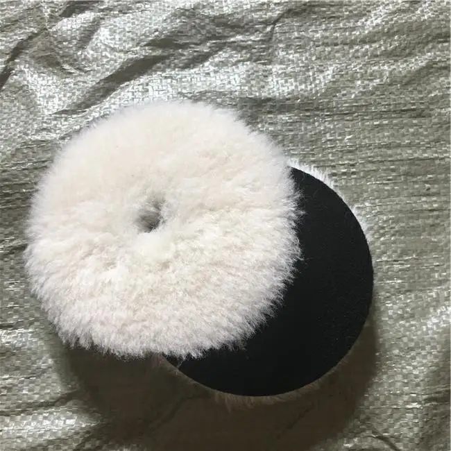 100% wool polishing pad