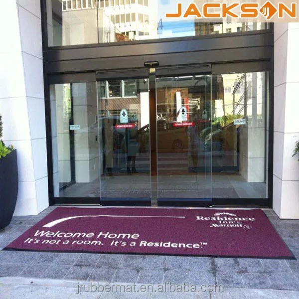 Custom Printed Welcome Carpet Logo Doormat Outdoor Floor Mat