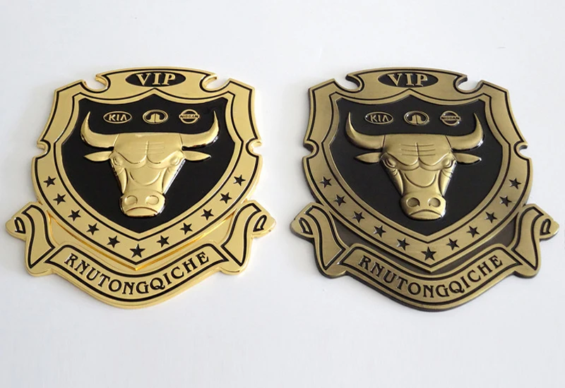 3M glue high quality 3d car logo,custom car logo sticker