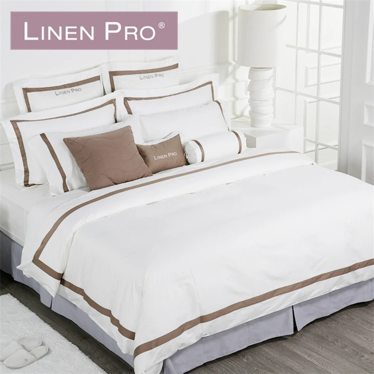 Комплект постельного белья Home choice, постельное белье для отеля белого цвета + постельное белье для гостиницы, простыня с натяжками «Хилтон» + 100 хлопок, постельное белье для отеля