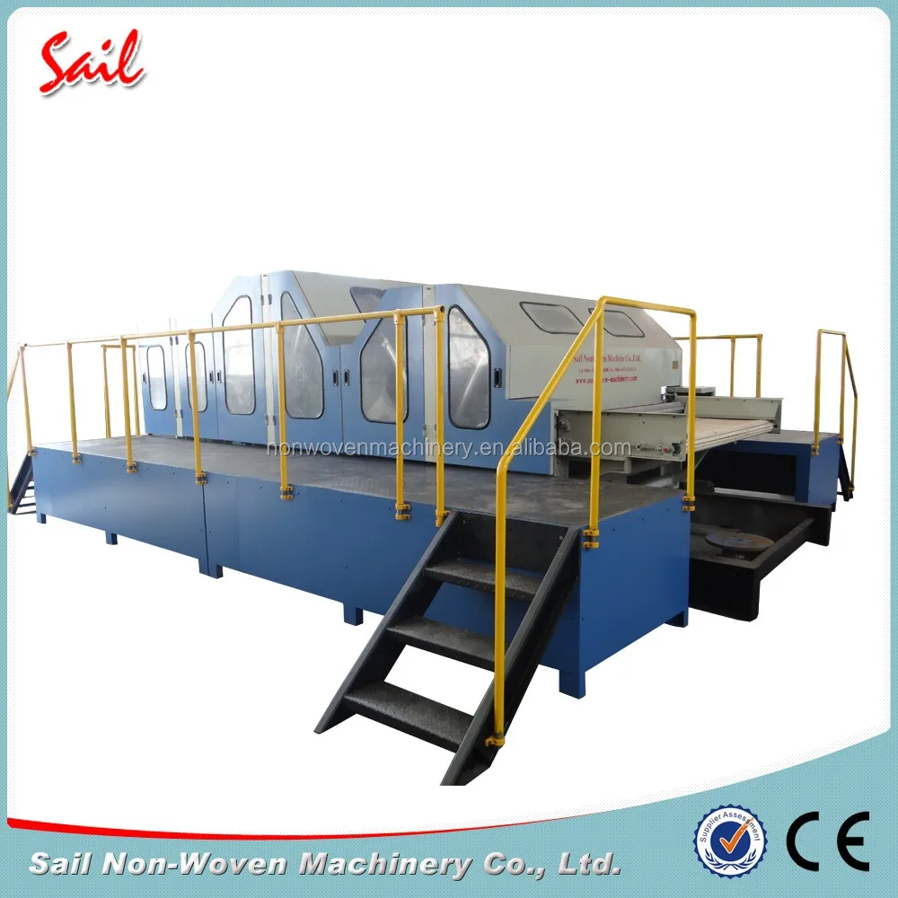 Nonwoven hemp fiber combing machine hemp fibre carding machine