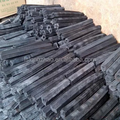 Wood Sawdust Charcoal Smokeless Hexagon BBQ Charcoal Briquettes