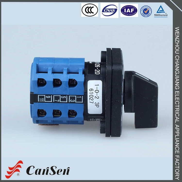 LW26-20 1-0-2 3 P 20A Универсальный пользовательский ручного переключателя