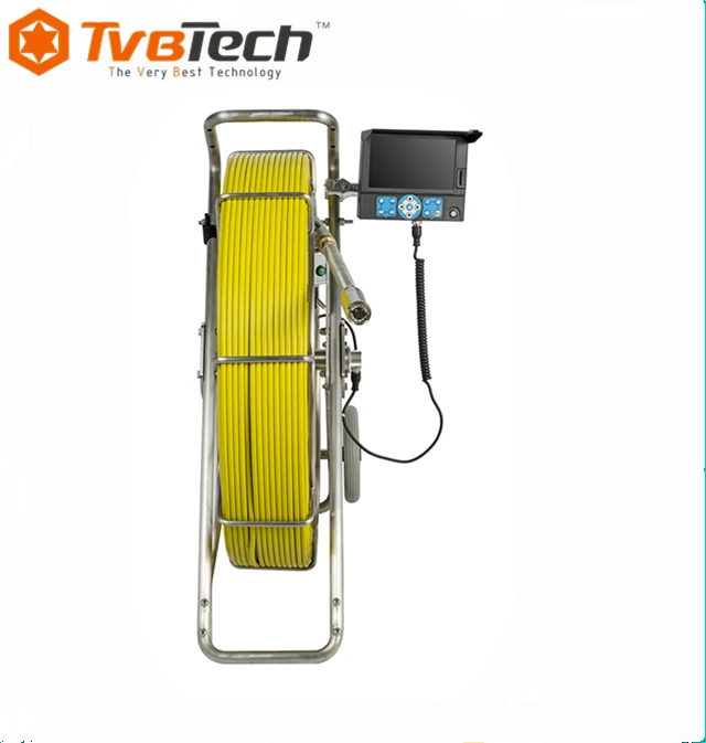 Live Video with Voice Recorder Waterproof 120M Cable CCTV Used Sewer Camera For Sale