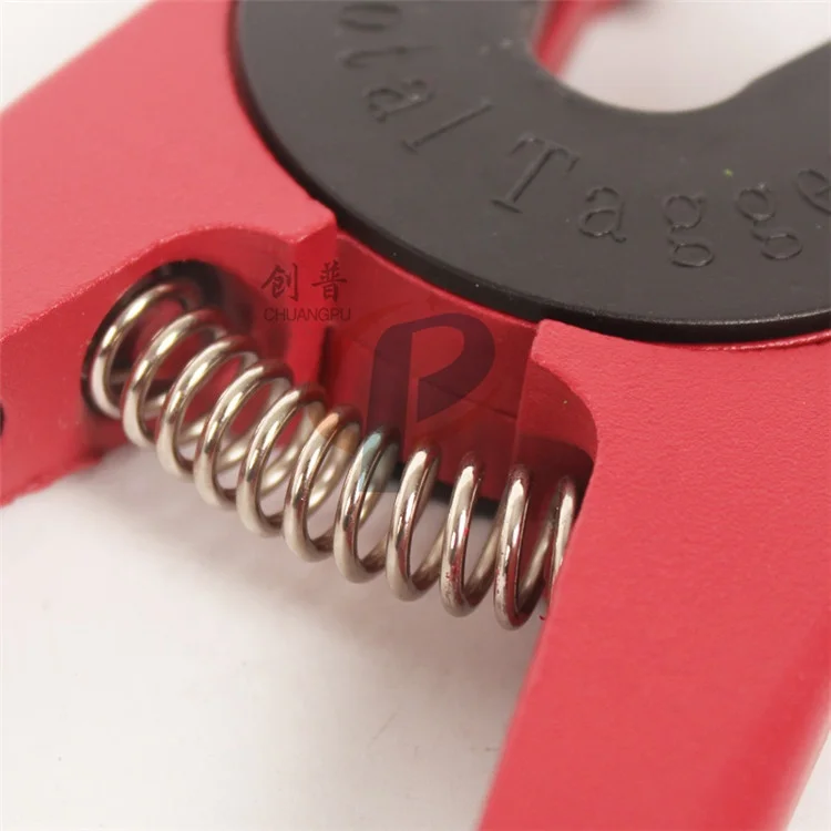 Plastic ear tag applicator , cattle ear tag forceps , ear tag gun for cow