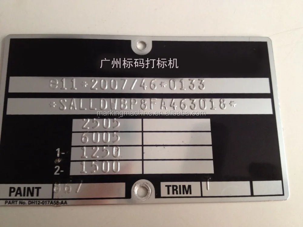 CNC portable dot pin marking machine