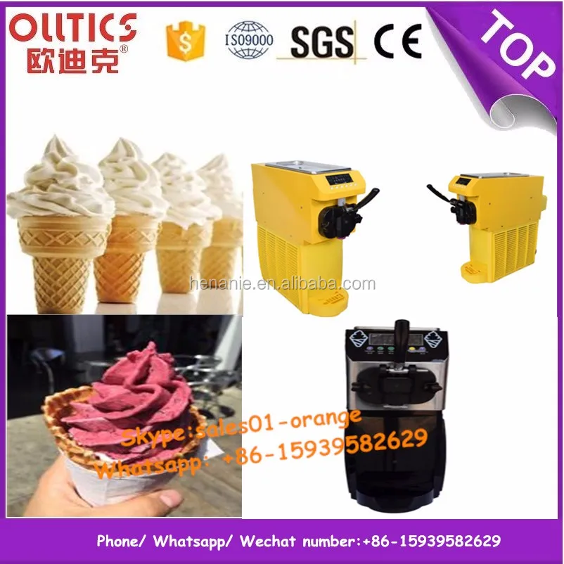 Настольная машина для производства мягкого мороженого/йогурта/мороженого