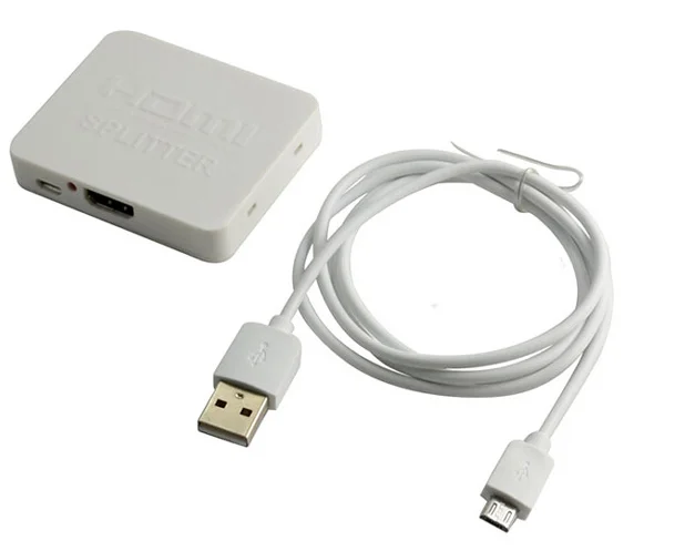  4K * 2K HD видео HDMI сплиттер 2 порта 1x2 1 в выхода Поддержка full 3D 1080P/60