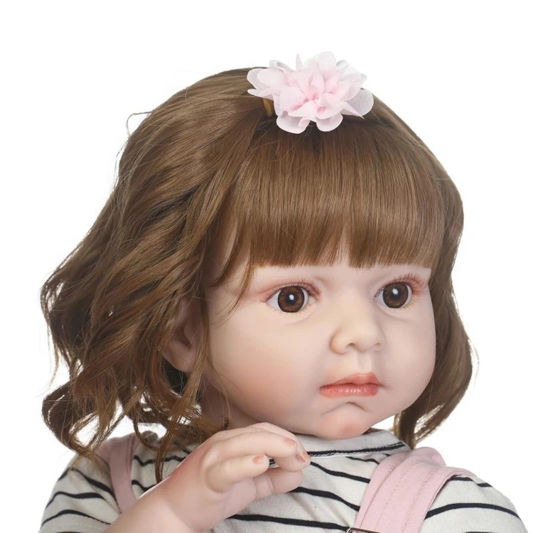 Christmas new toys lifelike real soft silicone reborn baby doll